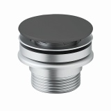 Cutout image of Crosswater 3ONE6 Slate Basin Click-Clack Waste